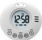 Geemarc -Trilwekker - Reiswekker - Wake & Shake Voyager - Wit - Trilalarm - 75dB - Wekker slechthorende