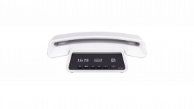 Alcatel E-pure Premium DECT Huistelefoon wit: Stijlvol & Veilig met Blokkeerfunctie & Antwoordapparaat