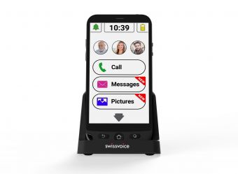 SwissVoice | G50S Senioren Smartphone | insteek hoesje | Nederlands menu | simlock vrij | Geschikt voor CoronaCheck App