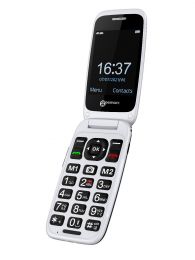 Geemarc CL8700 black and white clamshell gsm 4G 