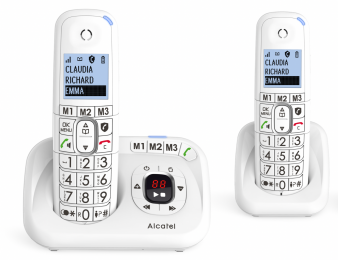 Alcatel XL785S BNL Voice Duo Draadloze Huistelefoon met Antwoordapparaat en Oproepblokkering 