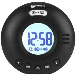 Geemarc -Trilwekker - Reiswekker - Wake & Shake Voyager - Zwart - Trilalarm - 75dB - Wekker slechthorende