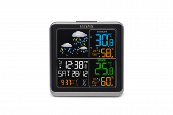 EXPLORE SCIENTIFIC WSH4008C Wide View weerstation kleuren display 